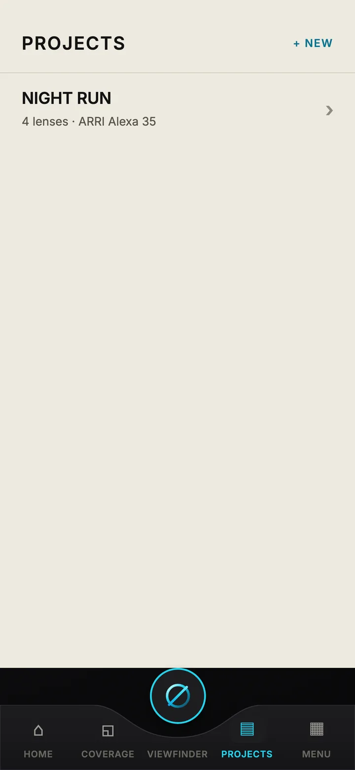 Projects list